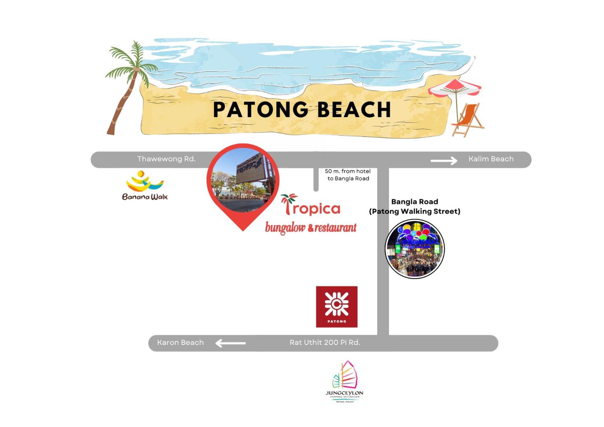 Tropica Bungalow Beach Hotel Patong Экстерьер фото
